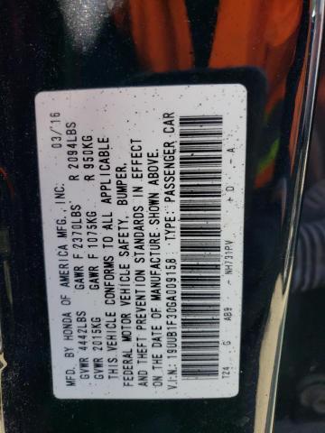 19UUB1F30GA009158 Acura TLX
