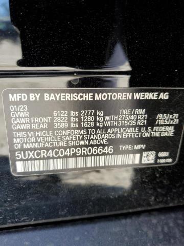 5UXCR4C04P9R06646 BMW X5 Sdrive 40i