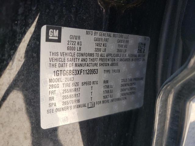 1GTG6BE3XF1120953 GMC CANYON SLE