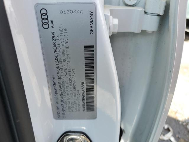 WUABWGFF8KA905680 Audi RS3