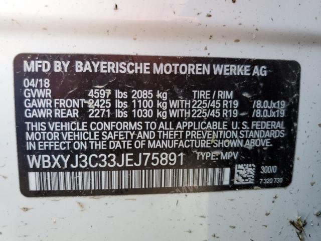 WBXYJ3C33JEJ75891 BMW X2 Sdrive28i