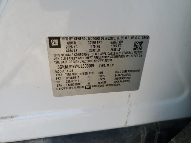 3GKALMEV4JL300009 GMC Terrain Sle