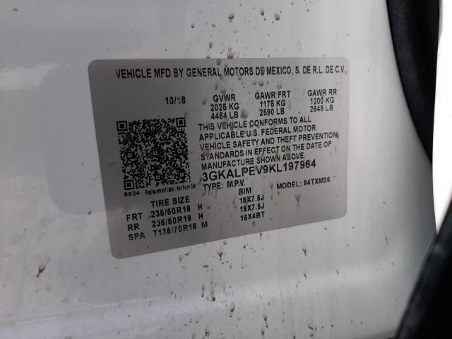 3GKALPEV9KL197964 GMC Terrain Slt