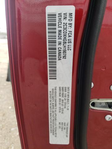 2C3CDXHG8LH190792 Dodge CHARGER GT