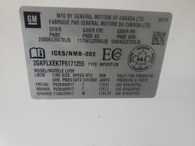2GKFLXEK7F6171255 GMC Terrain Slt
