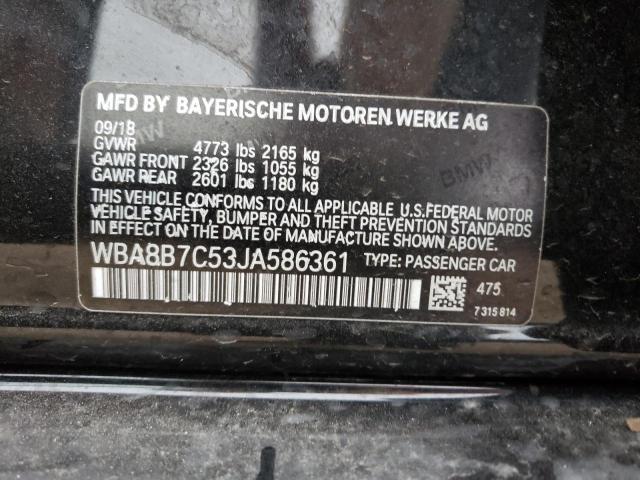 WBA8B7C53JA586361 BMW 340 XI