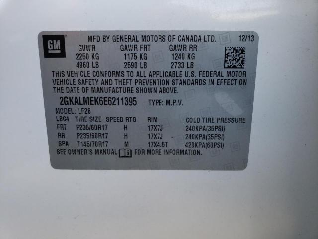2GKALMEK6E6211395 GMC Terrain Sle