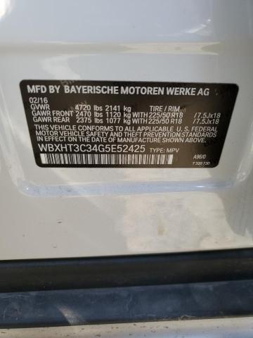WBXHT3C34G5E52425 BMW X1 Xdrive28i