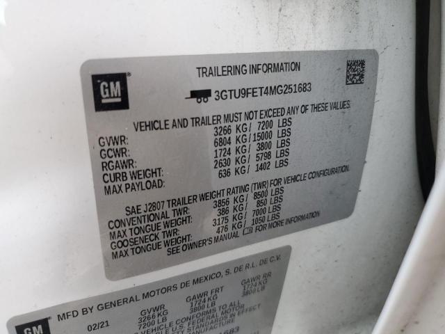 3GTU9FET4MG251683 GMC Sierra K1500 Denali
