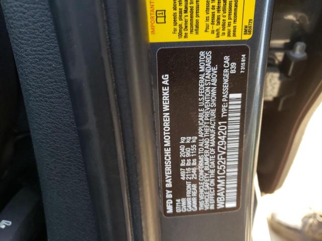 WBAVM1C52FVZ94201 BMW X1 Sdrive28i