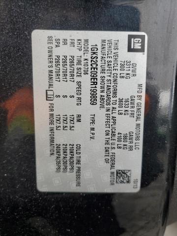 1GKS2CE09ER199859 GMC YUKON SLT