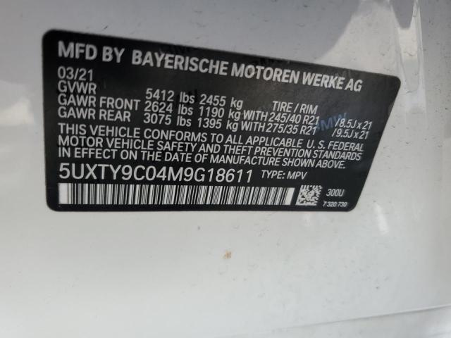 5UXTY9C04M9G18611 BMW X3 Xdrivem40i