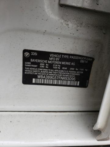 WBA3B9G57FNR93096 BMW 335 XI