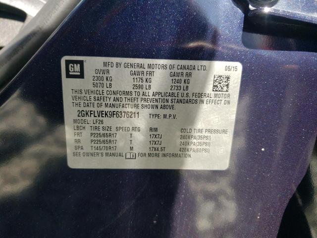 2GKFLVEK9F6376211 GMC Terrain Sle