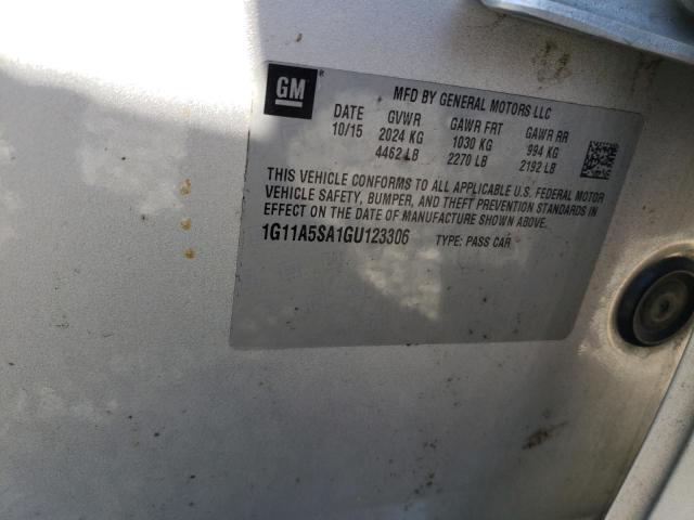 1G11A5SA1GU123306 Chevrolet Malibu Limited Ls