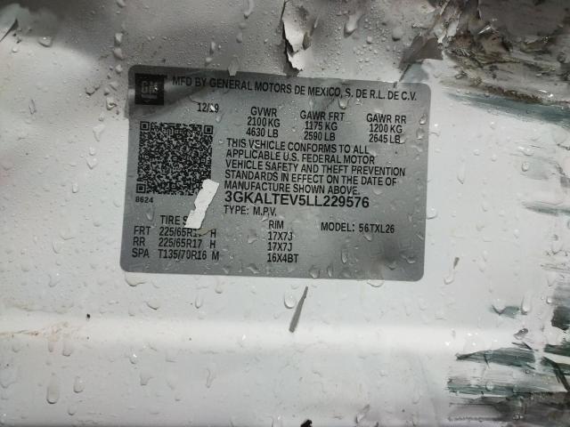 3GKALTEV5LL229576 GMC Terrain Sle