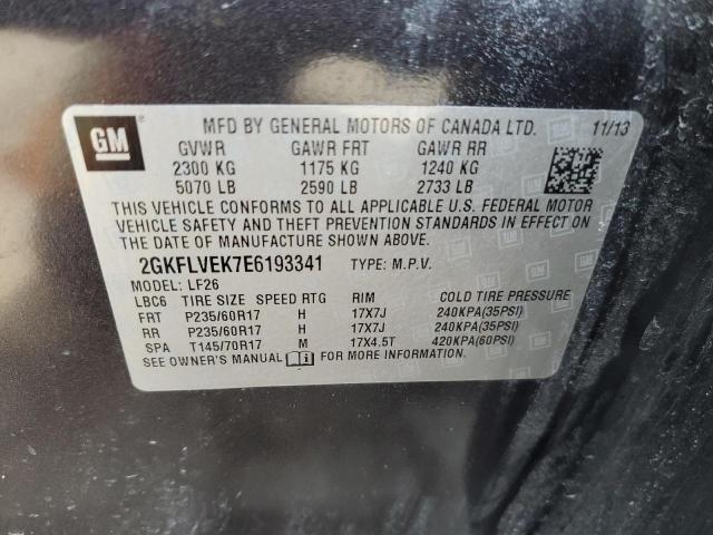 2GKFLVEK7E6193341 GMC Terrain Sle