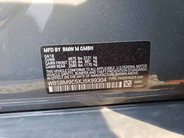 WBS8M9C5XJ5K99304 BMW M3