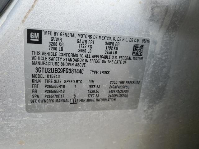 3GTU2UEC9FG381440 GMC Sierra K1500 Sle