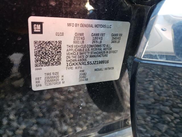 1GKKNXLS5JZ198916 GMC Acadia Denali