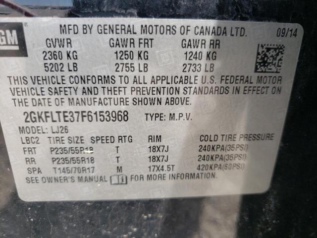 2GKFLTE37F6153968 GMC Terrain Slt