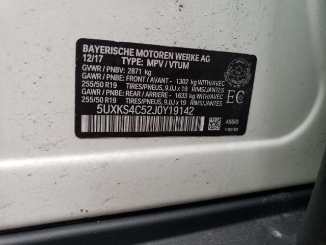 5UXKS4C52J0Y19142 BMW X5 Xdrive35d