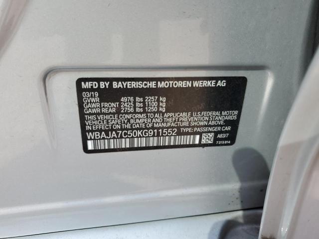 WBAJA7C50KG911552 BMW 530 XI