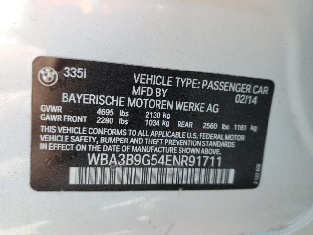 WBA3B9G54ENR91711 BMW 335 XI