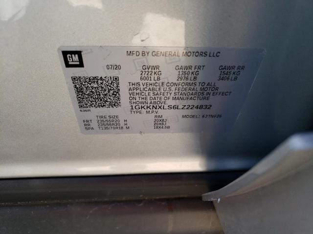 1GKKNXLS6LZ224832 GMC Acadia Denali