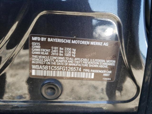 WBA5B1C55FG126574 BMW 535 I