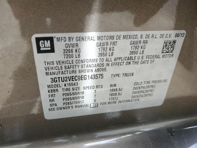 3GTU2VEC9EG143575 GMC Sierra K1500 Slt