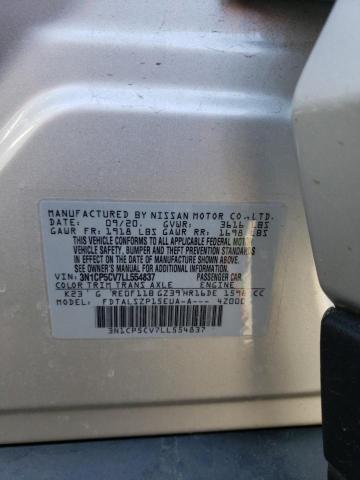3N1CP5CV7LL554837 Nissan KICKS SV