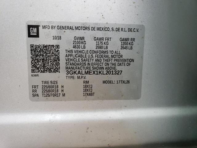 3GKALMEX1KL201327 GMC Terrain Sle