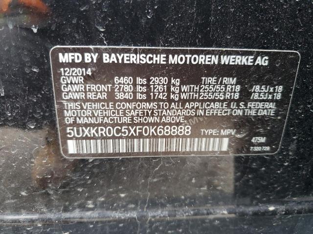 5UXKR0C5XF0K68888 BMW X5 Xdrive35i