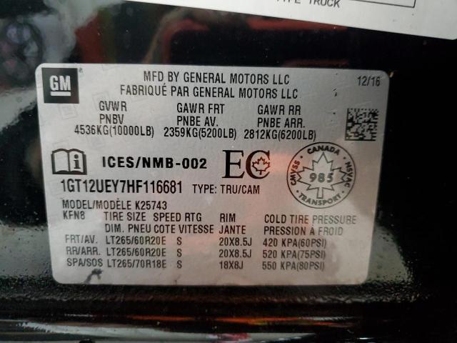 1GT12UEY7HF116681 GMC Sierra K2500 Denali