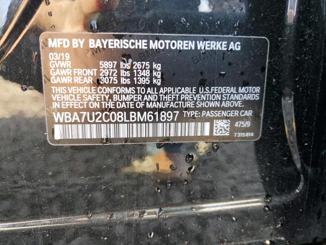 WBA7U2C08LBM61897 BMW 750 Xi