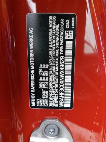 WBAHF3C0XNWX49629 BMW Z4 Sdrive30i