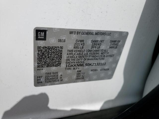 1GKKNMLS0KZ132113 GMC Acadia Slt-1