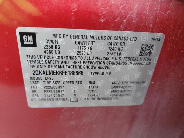 2GKALMEK6F6188668 GMC Terrain Sle