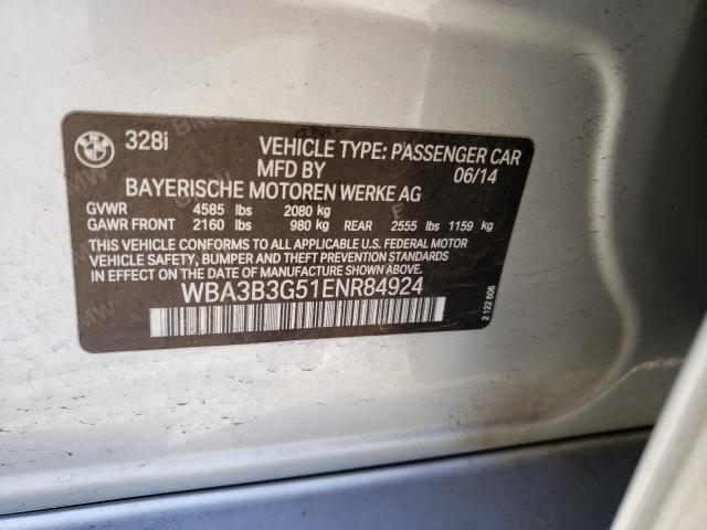 WBA3B3G51ENR84924 BMW 328 XI