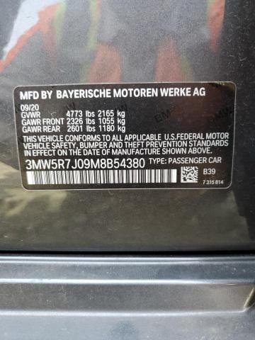 3MW5R7J09M8B54380 BMW 330XI