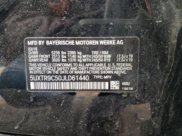 5UXTR9C50JLD61440 BMW X3 Xdrive30i