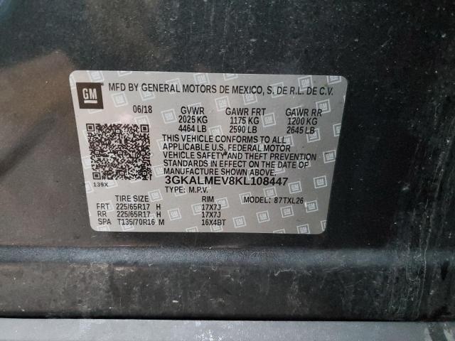 3GKALMEV8KL108447 GMC Terrain Sle