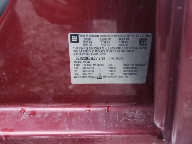 3GTU2UEC5EG512720 GMC Sierra K1500 Sle