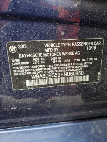 WBA8D9G59HNU60850 BMW 330 XI