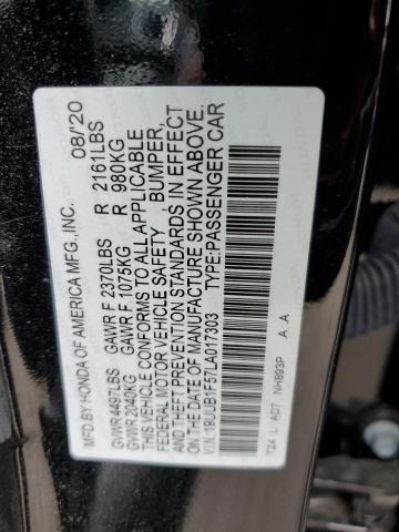 19UUB1F57LA017303 Acura Tlx Technology