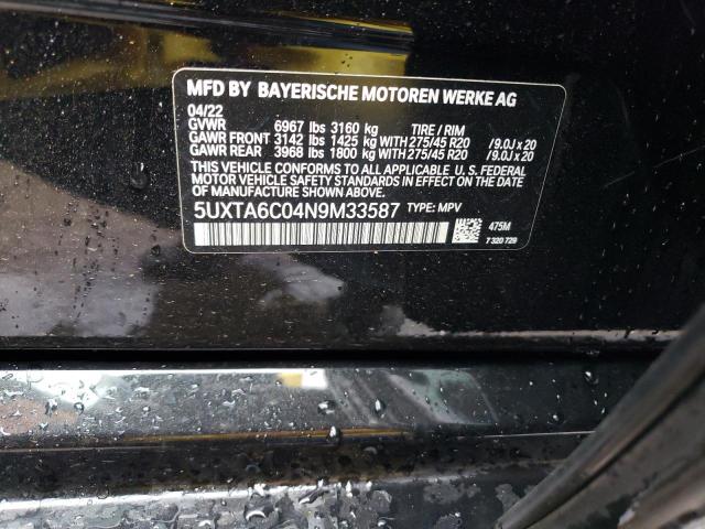 5UXTA6C04N9M33587 BMW X5 Xdrive45e