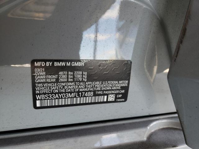 WBS33AY03MFL17488 BMW M3 Competition