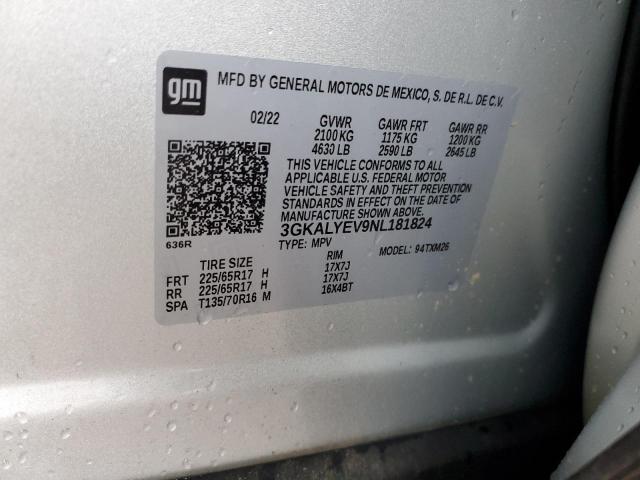 3GKALYEV9NL181824 GMC Terrain At4