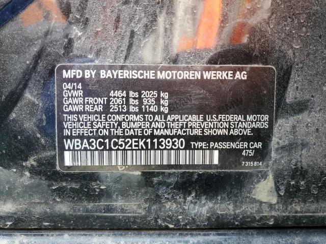 WBA3C1C52EK113930 BMW 328 I Sulev